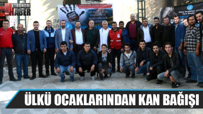 Ülkü Ocaklarından Kan bağışı