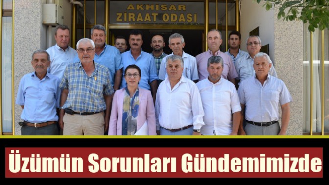 Üzümün Sorunları Gündemimizde