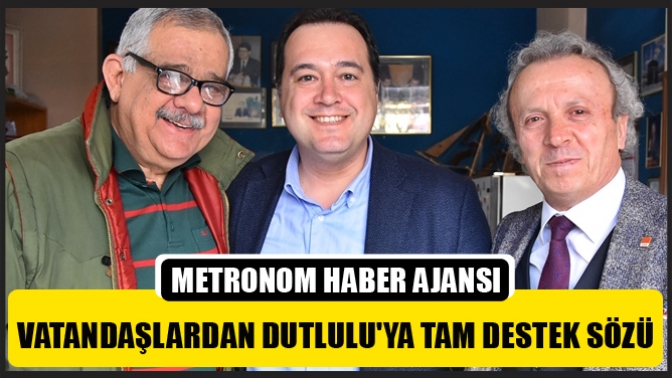 Vatandaşlardan Dutluluya Tam Destek Sözü