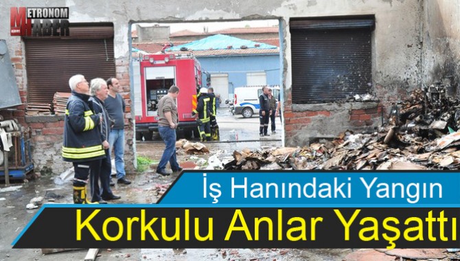 Yangın Korkulu Anlar Yaşattı