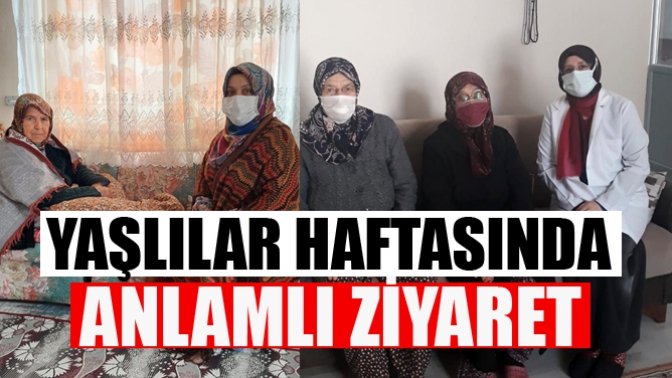 Yaşlılar Haftasında Akhisar Müftülüğünden Anlamlı Ziyaret