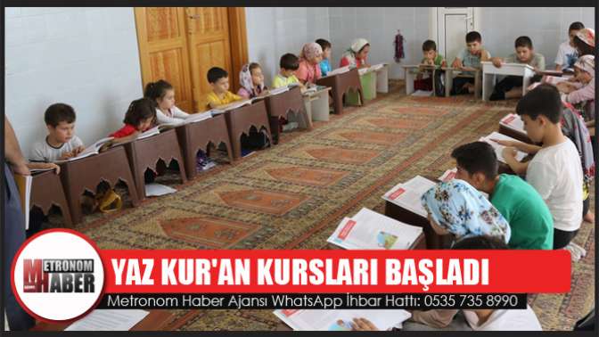 Yaz Kuran Kursları Başladı