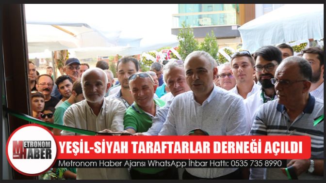 Yeşil-Siyah Taraftarlar Derneği açıldı