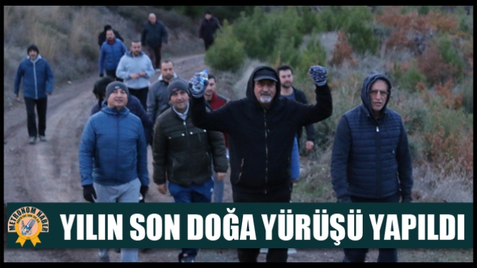 Yılın Son Doğa Yürüşü Yapıldı