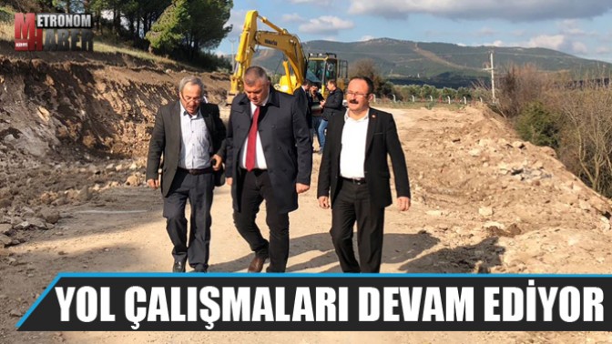 Yol Çalışmaları Devam Ediyor