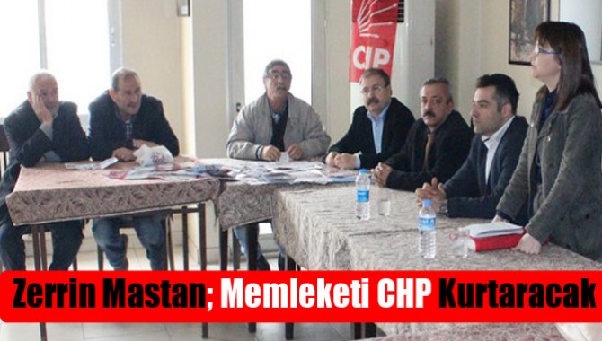 Zerrin Mastan; Memleketi CHP Kurtaracak