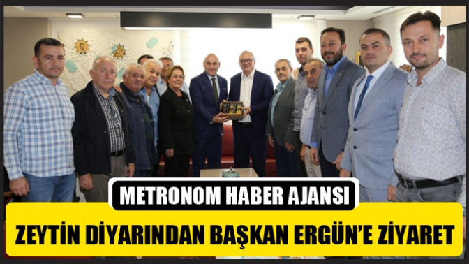 Zeytin Diyarından Başkan Ergün’e Ziyaret