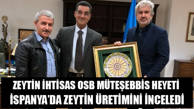 Zeytin İhtisas Osb Müteşebbis Heyeti İspanya’da Zeytin Üretimini İnceledi