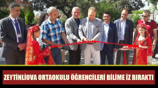 Zeytinliova Ortaokulu Öğrencileri Bilime İz Bıraktı