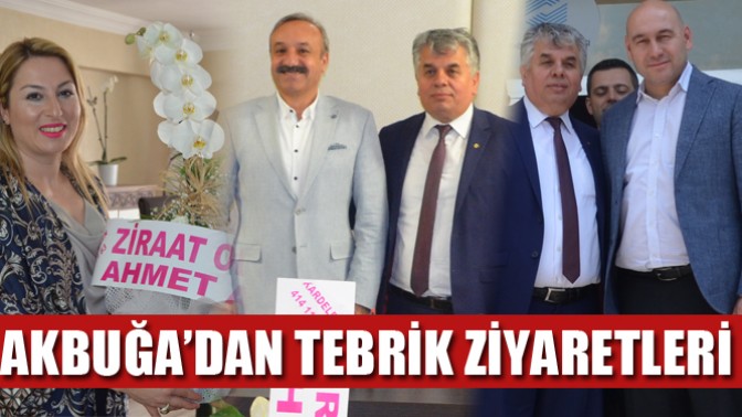 Ziraat Odası Başkanı Akbuğa’dan tebrik ziyaretleri