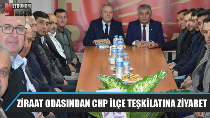 Ziraat Odasından Chp İlçe Teşkilatına Ziyaret