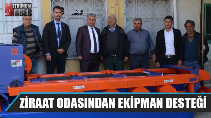 Ziraat Odasından Ekipman Desteği